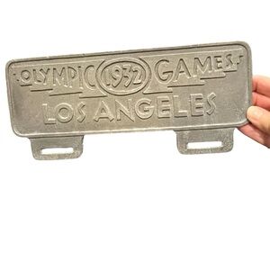 Los Angeles Vintage 1932 Olympic Games License Plate Topper